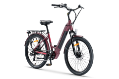 Električni bicikl 26" MADRID 250W 36V/10.4Ah lithium bordo
